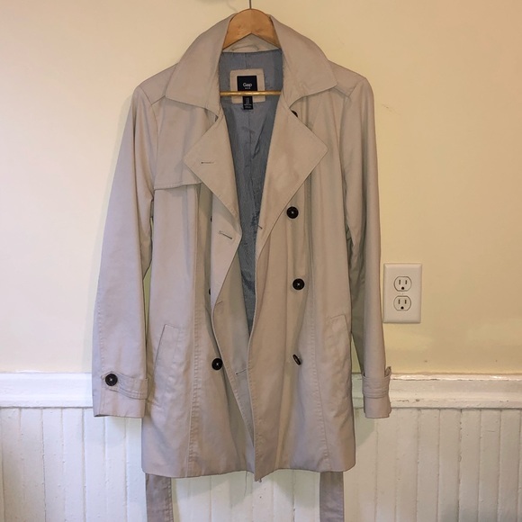 Gap Classic Beige Trench Coat - Picture 1 of 2